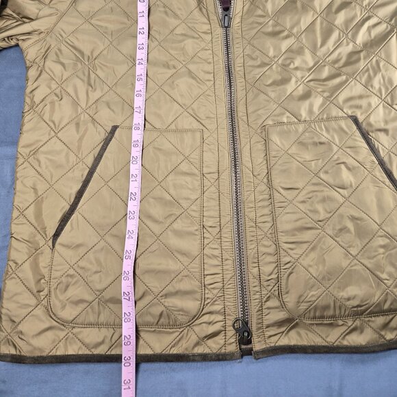 Vintage Polo Ralph Lauren Jacket Mens XL Tan Quilted Insulated Fleece Lined - Picture 16 of 16